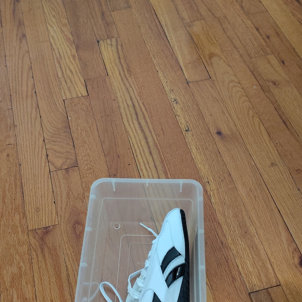 White and Black Sneakers